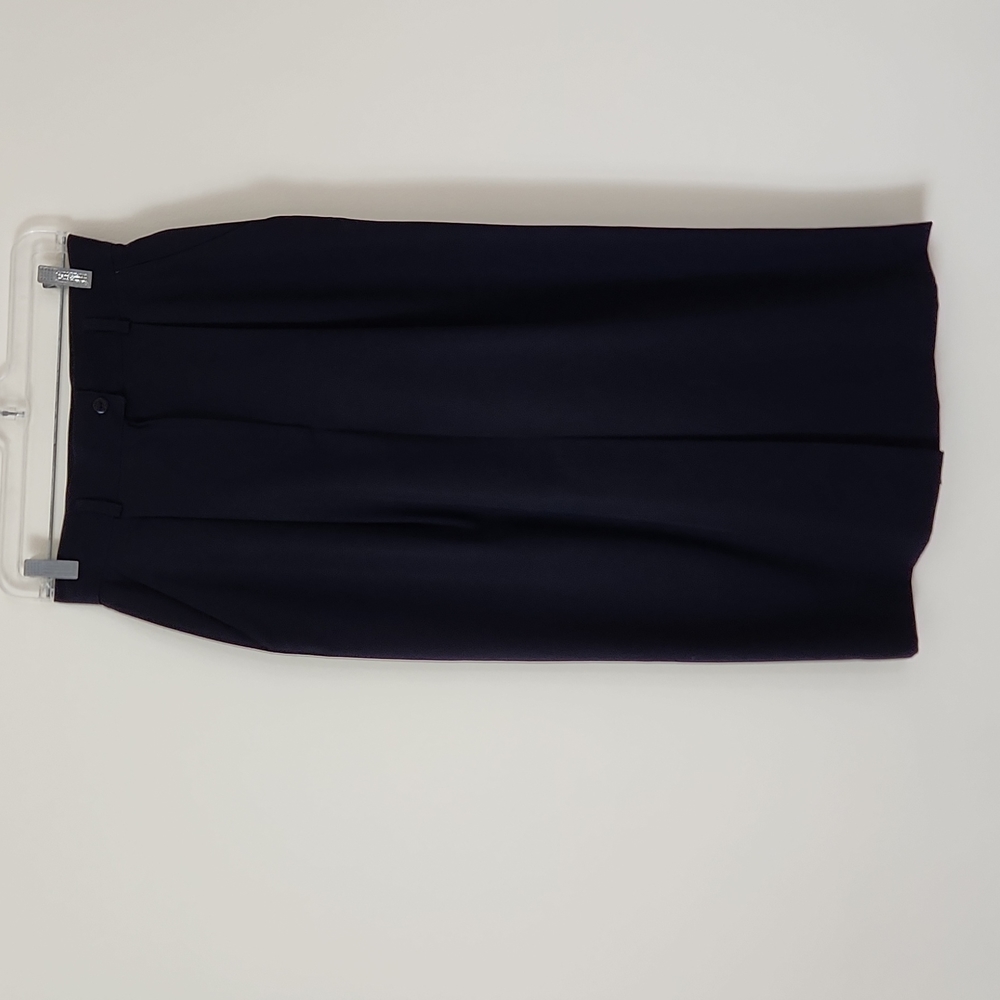 90s ,Jones New  York, midi length,  A-line, wool black skirt, size 10